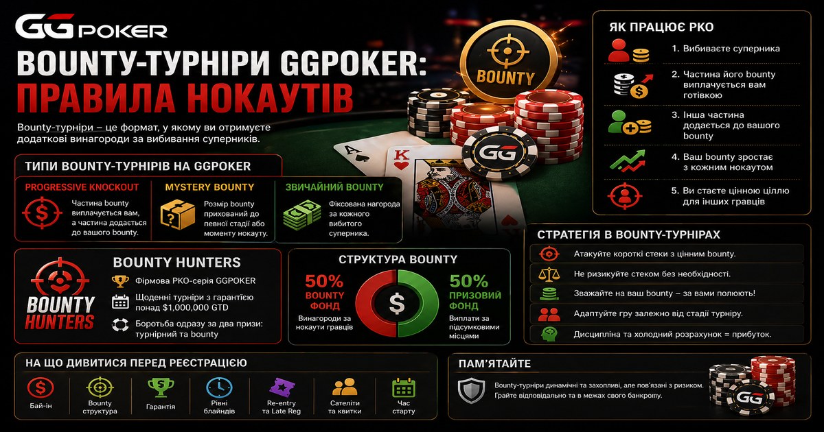 Bounty-турніри GGPoker