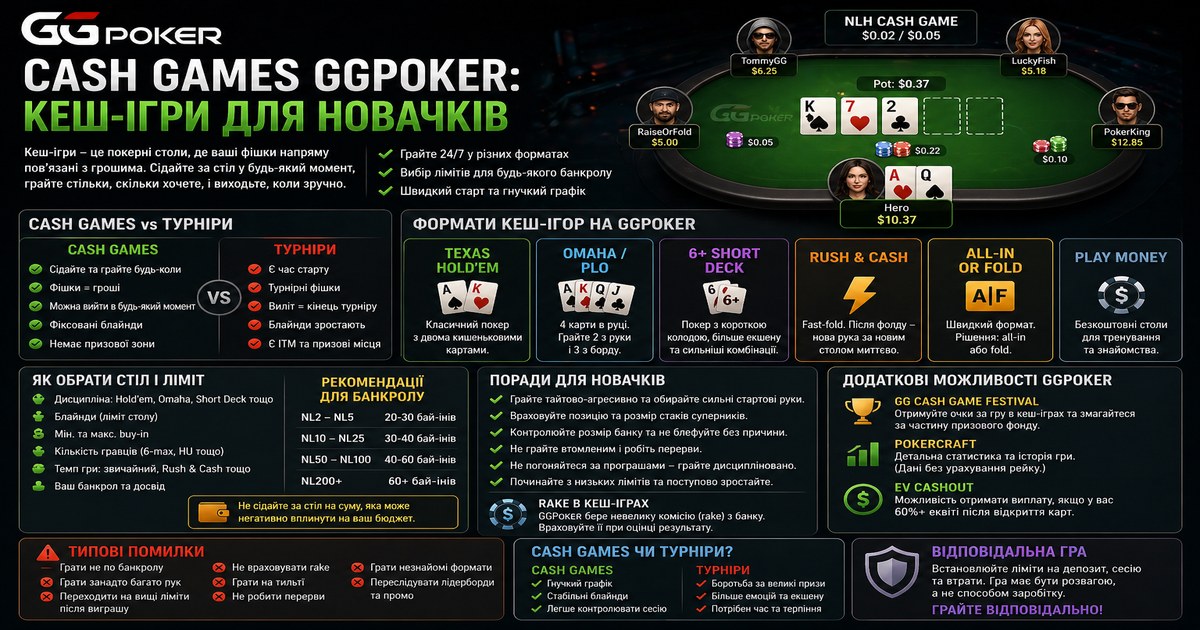 Cash Games GGPoker
