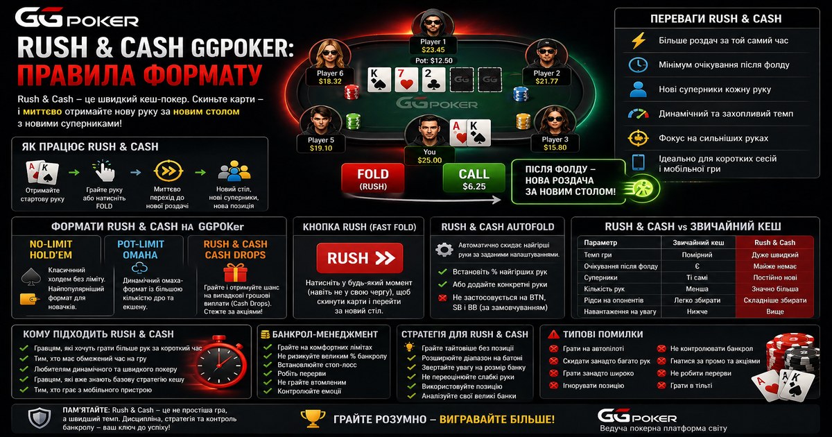 Rush & Cash GGPoker