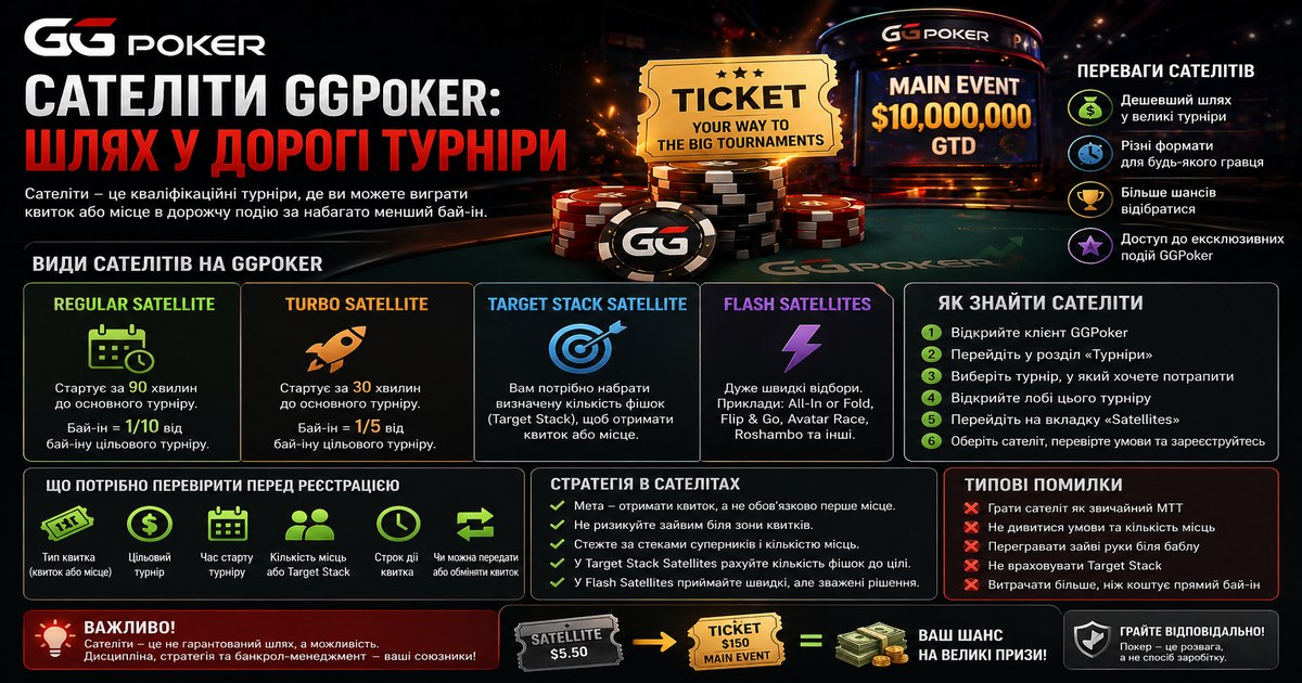 Сателіти GGPoker